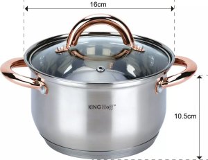 KingHoff Zestaw garnków 12 elementów KH-1765 7