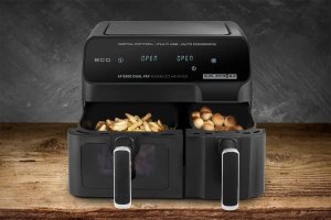 Frytkownica beztłuszczowa ECG ECG AF 8300 Dual Fry Hot air fryer, 5.2 L + 3.1 L, temperature setting 80-200 °C, 60 min timer 11