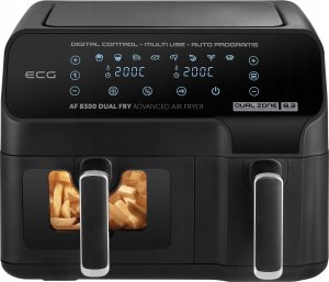 Frytkownica beztłuszczowa ECG ECG AF 8300 Dual Fry Hot air fryer, 5.2 L + 3.1 L, temperature setting 80-200 °C, 60 min timer 14