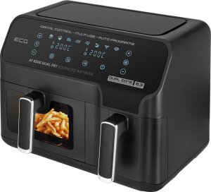 Frytkownica beztłuszczowa ECG ECG AF 8300 Dual Fry Hot air fryer, 5.2 L + 3.1 L, temperature setting 80-200 °C, 60 min timer 5