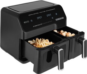 Frytkownica beztłuszczowa ECG ECG AF 8300 Dual Fry Hot air fryer, 5.2 L + 3.1 L, temperature setting 80-200 °C, 60 min timer 8