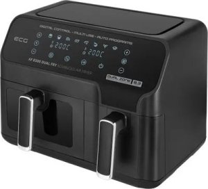 Frytkownica beztłuszczowa ECG ECG AF 8300 Dual Fry Hot air fryer, 5.2 L + 3.1 L, temperature setting 80-200 °C, 60 min timer 10