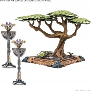 Atomic Mass Games Marvel: Crisis Protocol - Kingdom of Wakanda Terrain Pack 4