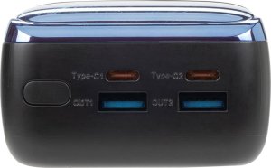 RivaCase Power Bank 30000 mAh QC/PD 65W LCD for Laptop czarny 2