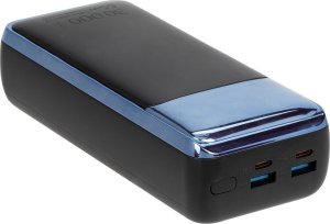 RivaCase Power Bank 30000 mAh QC/PD 65W LCD for Laptop czarny 6