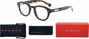 Triton GUNNAR Optiks Emery okulary komputerowe - Przezroczysta szyba, czarny/żółw 2