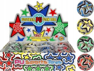 Mega Creative PILKA ANTYSTRES 8CM GWIAZD MIX4 MC DISP 24/288 5