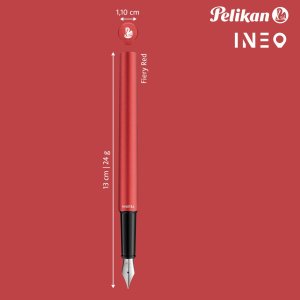 Pelikan Pelikan 823685 wieczne pióro System napełniania nabojem Czerwony 1 szt. 5