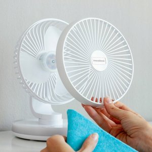 Wentylator InnovaGoods Rechargeable Desk Fan with LED FanLed 7
