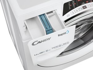 Pralko-suszarka Candy Washing Machine with Dryer ROW 4966DWMC7-S Energy efficiency class D Front loading Washing capacity 9 kg 1400 RPM Depth 58 cm Width 60 cm Display TFT Drying system Drying capacity 6 kg Steam function White 11
