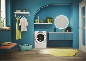 Pralko-suszarka Candy Washing Machine with Dryer ROW 4966DWMC7-S Energy efficiency class D Front loading Washing capacity 9 kg 1400 RPM Depth 58 cm Width 60 cm Display TFT Drying system Drying capacity 6 kg Steam function White 18