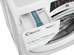 Pralko-suszarka Candy Washing Machine with Dryer ROW 4966DWMC7-S Energy efficiency class D Front loading Washing capacity 9 kg 1400 RPM Depth 58 cm Width 60 cm Display TFT Drying system Drying capacity 6 kg Steam function White 31