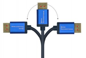 Kabel Alcasa Alcasa 4814-SF050B kabel DisplayPort 5 m Niebieski 4