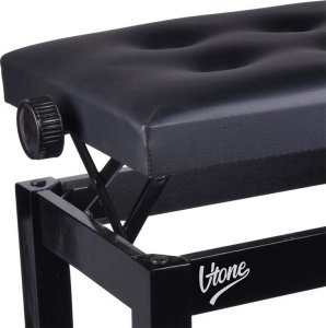V-Tone V-TONE ŁAWA 1 BK ława do pianina fortepianu CZARNA 4