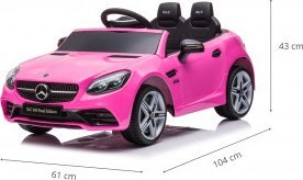 Milly Mally Milly Mally Pojazd na akumulator Mercedes-Benz SLC Pink 15
