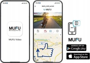 Wideorejestrator MUFU WIDEOREJESTRATOR MOTOCYKLOWY MUFU MOTOCAM V20S FULLHD 7H KAMERA NA MOTOCYKL 11