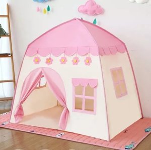 Kruzzel NAMIOT DLA DZIECI DOMEK + LAMPKI 23472 2