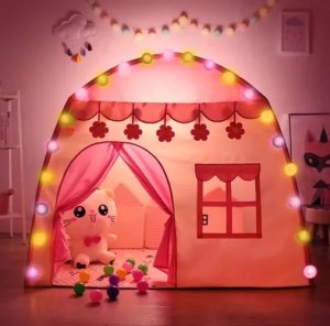 Kruzzel NAMIOT DLA DZIECI DOMEK + LAMPKI 23472 3