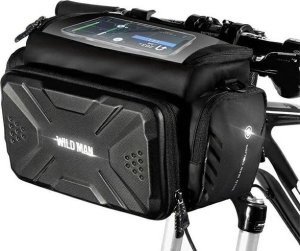WildMan WILDMAN Torba na ramę roweru GS6 uchwyt rowerowy czarna/black 2