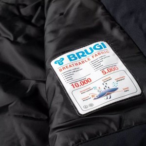 Kurtka narciarska męska Brugi 4ARL Czarna r. L 4