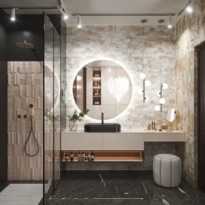 Lustro Tutumi LUSTRO ŚCIENNE LED 50cm HZJ050 6
