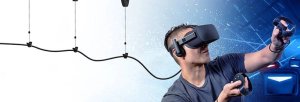 Strado Zestaw 3 sztuk haczyków uchwytów do podwieszania kabli gogli VR 6