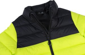 4f Kurtka puchowa dla chłopca 4F zielono-czarna 4FJSS23TDJAM077 45S 164cm 3