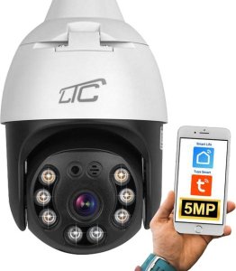 Kamera IP LTC Zewnętrzna kamera obrotowa żarówka E27 Wi-Fi LTC VISION KAM35 5 Mpix 3