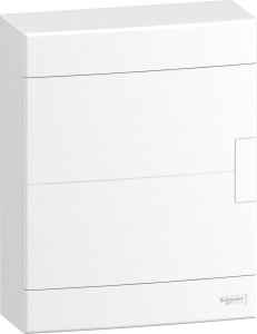 SCHNEIDERE Rozdzielnica natynkowa Schneider 2x12 IP40 IK07 Easy9 EU EZ9EU-2-12-NT-P EZ9EUD212 biała drzwi białe 3