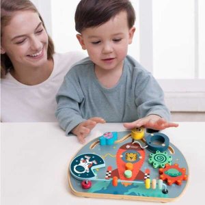 Classic World Tablica Manipulacyjna Wielofunkcyjna 6w1 Rakieta 5