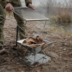Offlander OFFLANDER DUŻY GRILL SKŁADANY KEMPINGOWY PRZENOŚNY 7