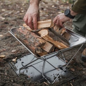 Offlander OFFLANDER DUŻY GRILL SKŁADANY KEMPINGOWY PRZENOŚNY 8