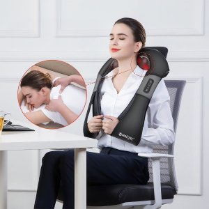 Maltec Masażer Do Szyi Karku Ciała Stóp Pleców Shiatsu Pas Masujący Grzejący 7