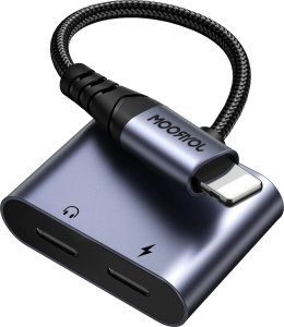 Joyroom Adapter DAC 2w1 Joyroom SY-L02 Lightning / 2xLightning czarny 3