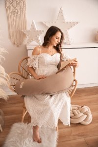 BabyMatex Poduszka dł.260 Ciążowa Bawełniana Moon Muslin 17 3
