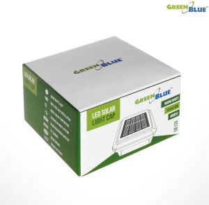 GreenBlue Lampa solarna na słupek LED 60*60 daszek kopertowy (GB126) 3