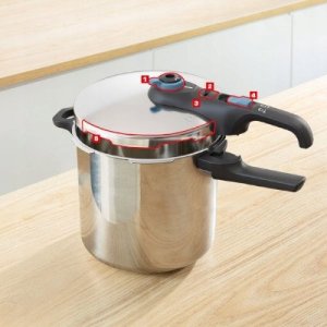 Tefal Szybkowar Secure Trendy 6L Aqua Blu 4