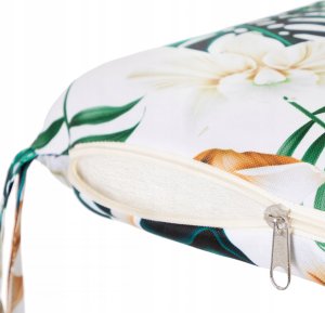 Hobbygarden PODUSZKA BELLA 3D BIAŁE KWIATY 5