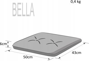 Hobbygarden PODUSZKA BELLA 3D BIAŁE KWIATY 8
