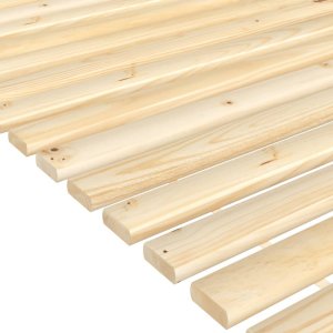 vidaXL Stelaż do łóżka, 90 x 200 cm, lite drewno sosnowe 8