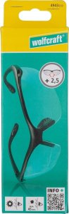 Wolfcraft Korekcyjne okulary ochronne +2,5 ,CE 4