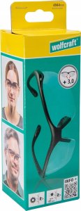 Wolfcraft Korekcyjne okulary ochronne +3,0 ,CE 3