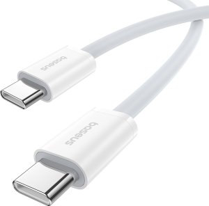 Kabel USB Baseus USB-C - USB-C 1 m Biały (6932172648800) 2