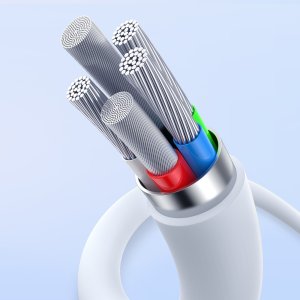 Kabel USB Baseus USB-C - USB-C 1 m Biały (6932172648800) 9