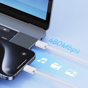 Kabel USB Baseus USB-C - USB-C 1 m Biały (6932172648800) 10