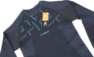 Alpinus Bielizna termoaktywna dla chłopców Alpinus Tactical Gausdal Set grafitowo-niebieska SI8922 - SI8924 136-152 5
