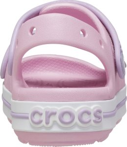 Crocs Sandały dla dzieci Crocs Crocband Cruiser różowe 209423 84I 32-33 3
