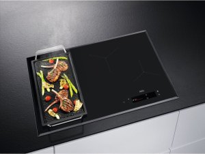 Płyta grzewcza AEG-Electrolux AEG IAE84851FB grafitowa płyta indukcyjna 80 cm MaxiSense, SenseFry, Bridge i PowerSlide 7