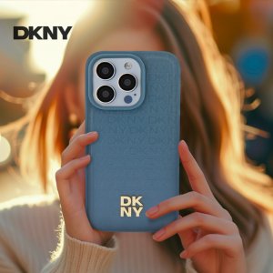 DKNY DKHMS24LPSHRPSK S24 Ultra S928 czarny/black hardcase Leather Pattern Metal Logo MagSafe 6