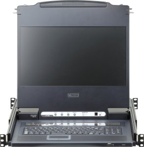 Przełącznik Aten Przełącznik KVM ATEN CL6708MW 43 cm LCD, USB-DVI, 8-portowy, niemiecki układ klawiatury 2